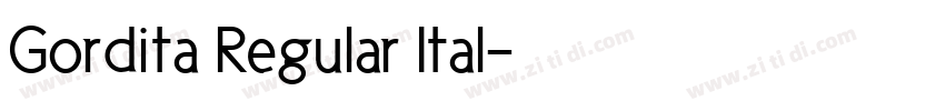Gordita Regular Ital字体转换